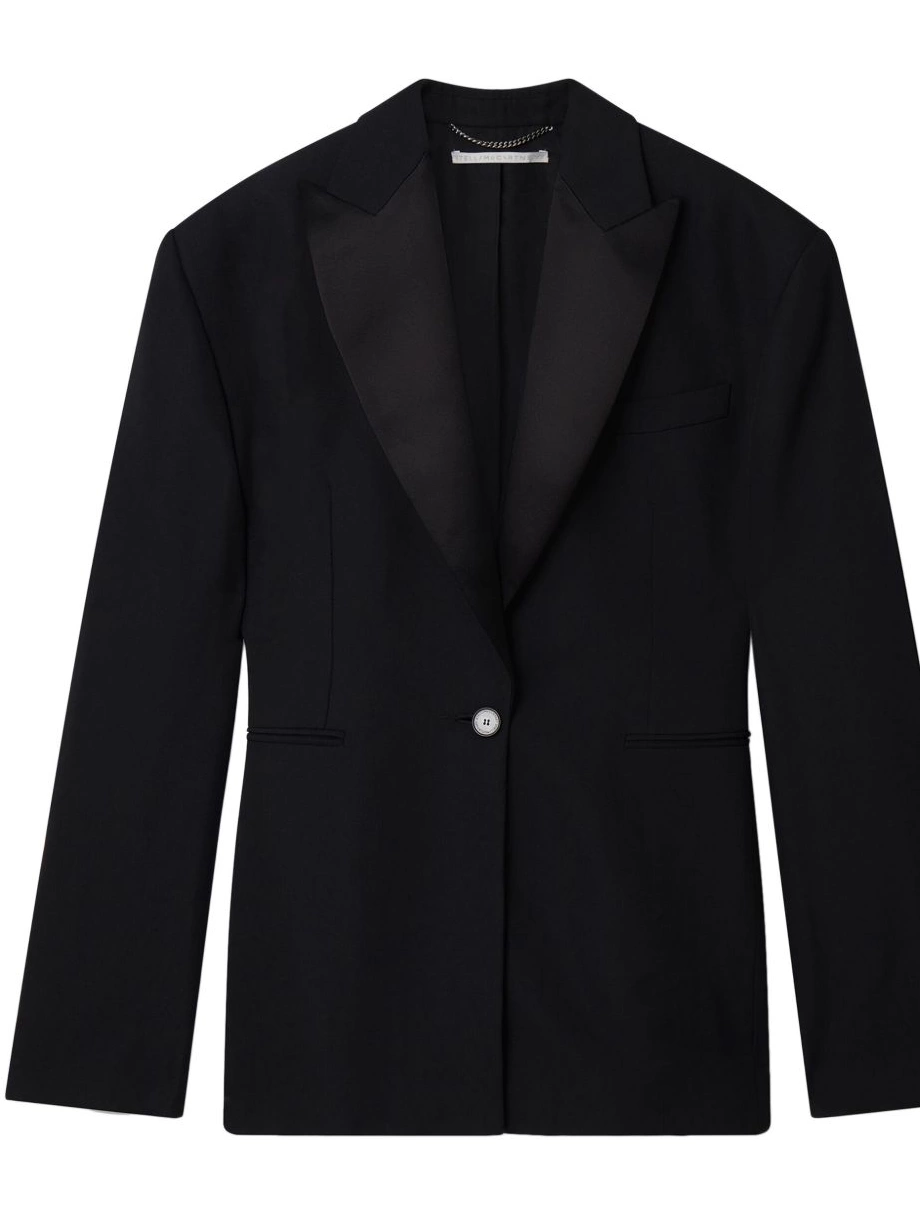 Affordable Stella cotton blazer Women peak-lapels McCartney organic 0812